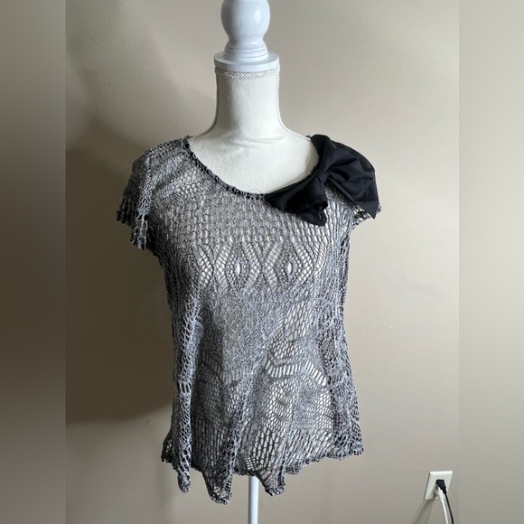 Bella d silver mesh top size XL - Picture 4 of 9